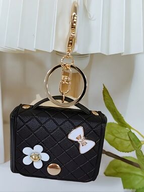 Earbud Bag Charm Key Holder or Money, Snacks etc. NWT